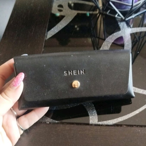 Shein asymmetrical sunglasses like new, beige