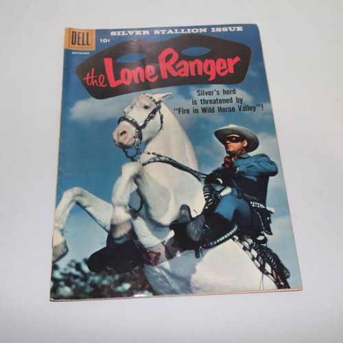 The Lone Ranger #123 September 1958 comic used