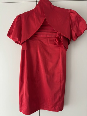 Women's red dress with bolero, size S