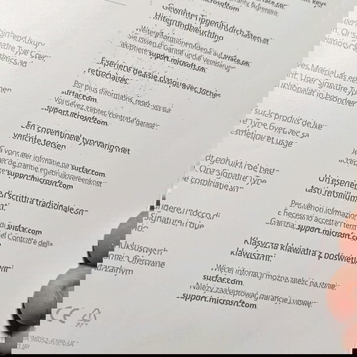 Πληκτρολόγιο Signature Type Cover για Microsoft Surface Go KCS-0014 1840 Alcantara καινούργιο