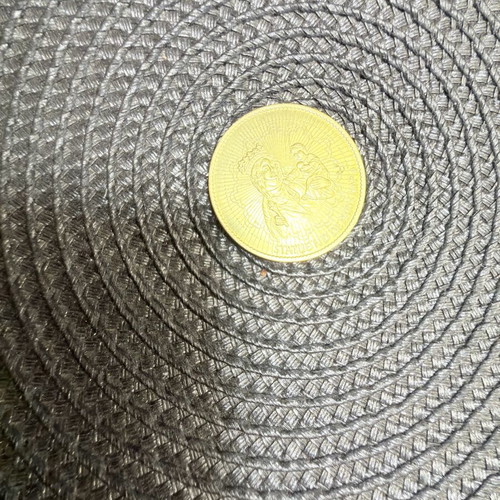 Commemorative Coin Notre Dame Virgin Mary like new with Boxnow