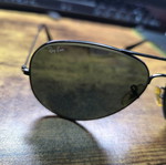 Γυαλιά Ray Ban ανδρικά μέγεθος XL σαν καινούργια, μαύρα