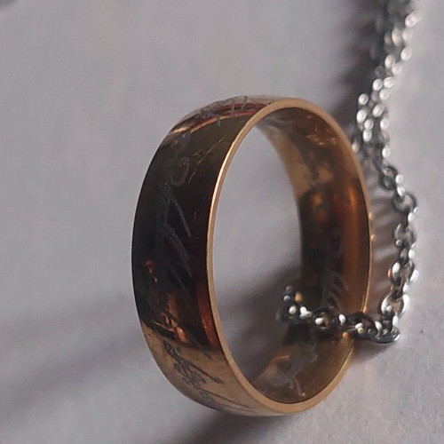 Lord of the Ring ring new, gold-colored