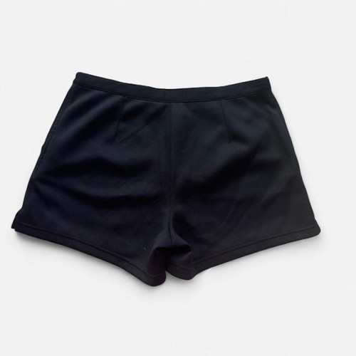 Sergio Tacchini black shorts like new, medium to low waist
