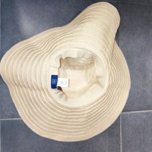 Straw hat Alexi Andriotti Prive new, beige and brown