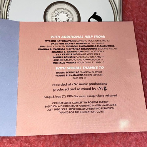 +NRG Alone But Never Lonely rare CD pop electronic Greek band