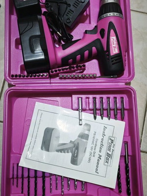 The Original Pink Box PB18VNIC 18V ασύρματο δράπανο με θήκη