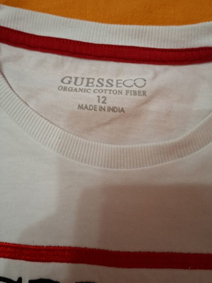 Guess unisex μπλουζάκι, άσπρο, μέγεθος 146 εκ.