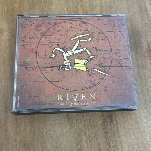 Riven The Sequel to Myst PC CD-ROM used, 5 discs complete