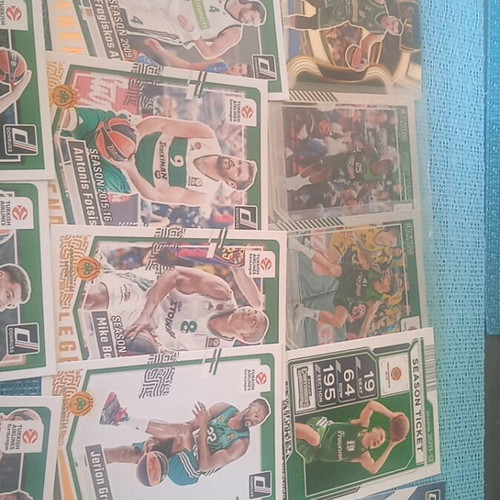 Euroleague Panathinaikos basketball cards, set of 17
