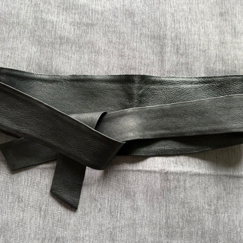 Mango black wrap obi belt like new, adjustable