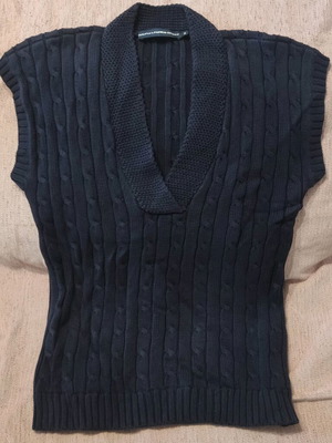 Ralph Lauren Sport knitted vest medium like new, blue