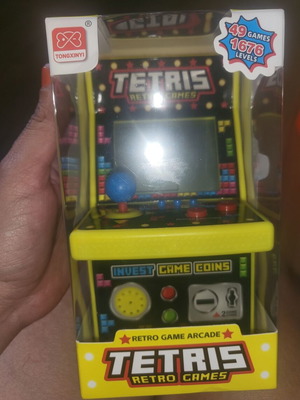Tetris Retro Games Console with 49 Games and 1676 Levels