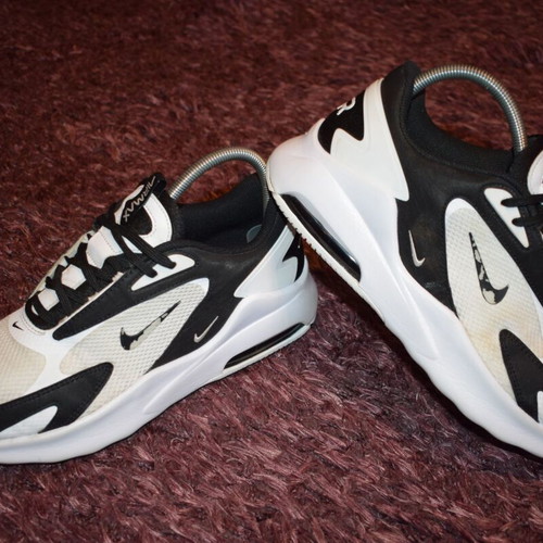 Nike Air Max Bolt sports shoes like new, size 45, black and white