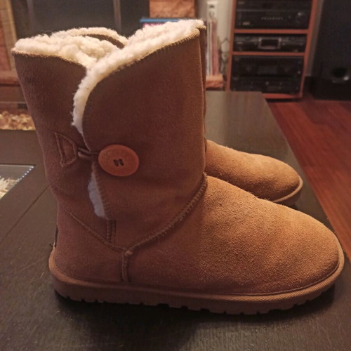 Ugg boots used, size 41, beige and brown