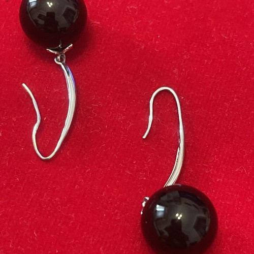 Silver 925 earrings with agate