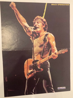 Ένθετο αφίσα Bruce Springsteen Jackson & Zadora από περιοδικό Μανίνα