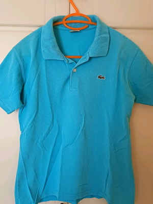 Lacoste short-sleeve polo shirt used, size S, blue