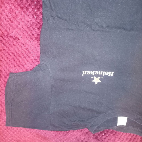 Heineken t-shirt black like new, size L