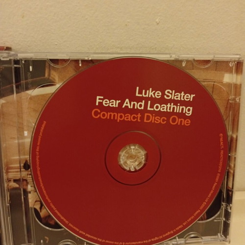 Luke Slater Fear And Loathing 2x CD used, electronic techno