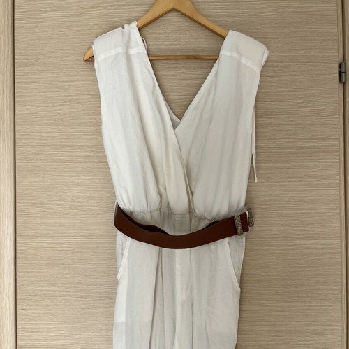 Enzzo white jumpsuit size L