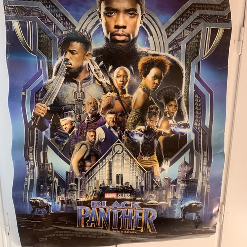 Black Panther poster collectible, like new