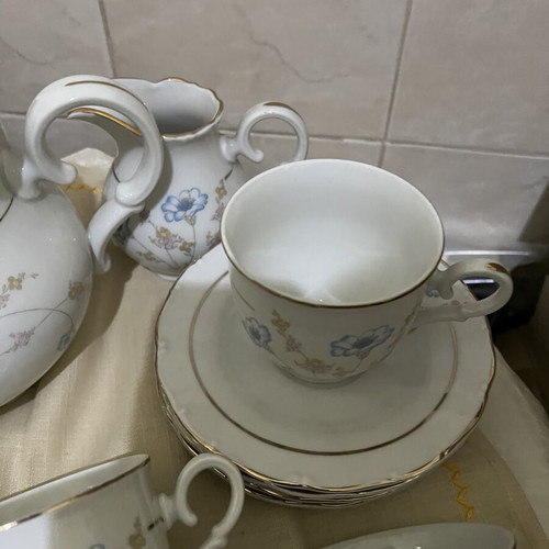 EPIAG D.F. tea set Czechoslovak porcelain like new