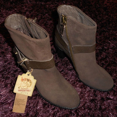 Diesel brown heeled shoes new, size 38