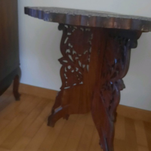 Carved table used
