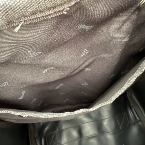Roncato backpack used, grey, with minor signs of wear