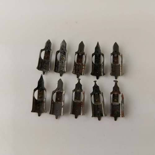 Markant Lineator set of 10 used drawing nibs #5605
