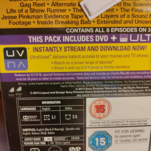 Breaking Bad season 6 DVD brand new with slipcover