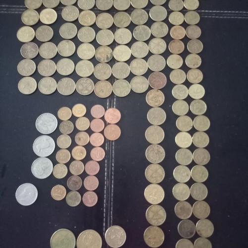 Coins Greek drachmas used, pack of 75 pieces