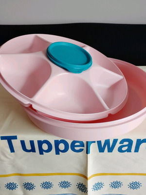 Large Party Server new with lid and multiple compartments