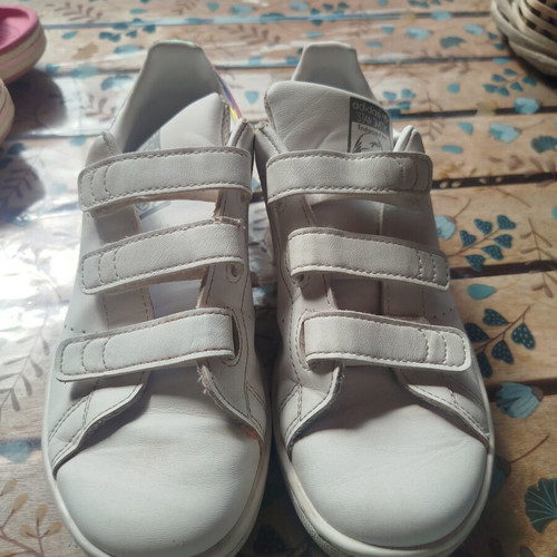 Adidas Stan Smith girls' sneakers size 34 like new, white