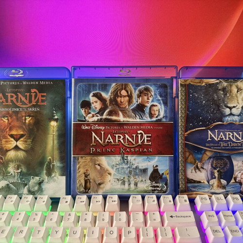 The Chronicles of Narnia Blu-ray trilogy like new, dubbed and subtitled