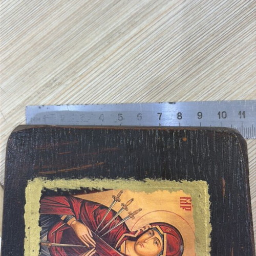 Icon of Panagia Eptaspathi with seven swords