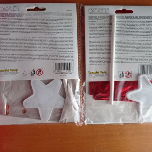 Helium balloon set for birthday new, pack