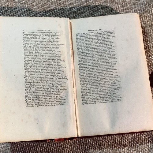 Mini book Homer's Iliad used, 1831 edition