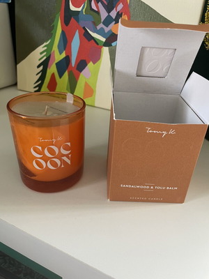 Tommy K Candle new, Sandalwood & Tolu Balm
