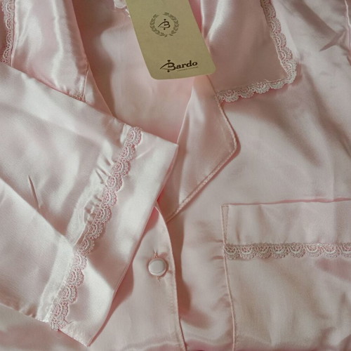 Bardo satin pajama set new, size S, pink