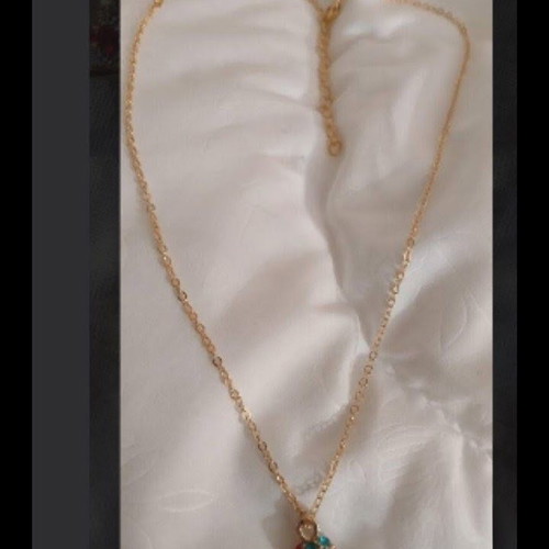 Jessica women's set new with earrings and pendant necklace with colorful crystals