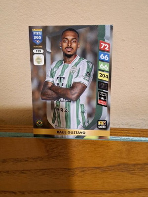 Panini FIFA 365 Raul Gustavo κάρτα καινούργια