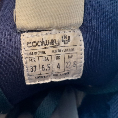 Coolway athletic shoes used size 37 multicolor