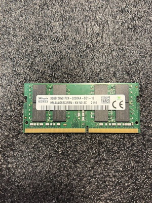 DDR4 SK-Hynix 32GB SO-DIMM memory like new, PC4-3200AA, CL-20