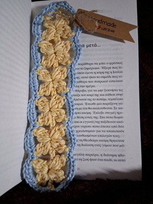 Crocheted bookmark made of 100% cotton new