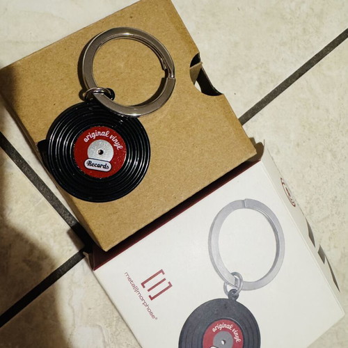 Metal Keychain Vinyl Record Meta[l]morphose new
