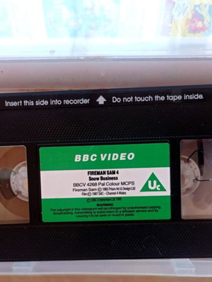 Fireman Sam 4 Snow Business VHS σαν καινούργιο