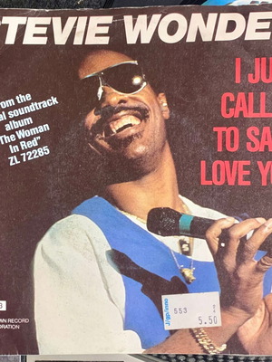Stevie Wonder I Just Called To Say I Love You 7" Vinyl Single
