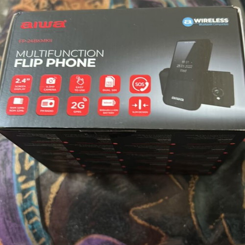 Aiwa FP-24BKMKII phone with English menu like new